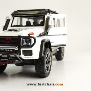 ماکت ماشین مرسدس بنز  Mercedes-Benz مدل (G-Class (Brabus Adventure رنگ سفید