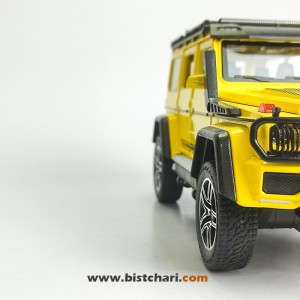 ماکت ماشین مرسدس بنز  Mercedes-Benz مدل (G-Class (Brabus Adventure رنگ زرد