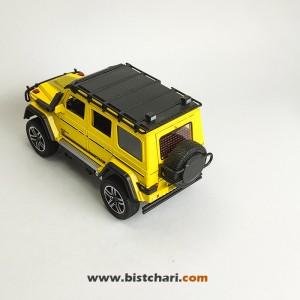 ماکت ماشین مرسدس بنز  Mercedes-Benz مدل (G-Class (Brabus Adventure رنگ زرد