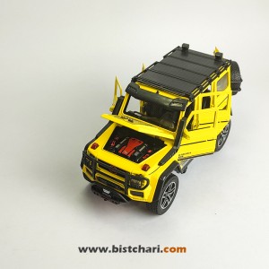 ماکت ماشین مرسدس بنز  Mercedes-Benz مدل (G-Class (Brabus Adventure رنگ زرد
