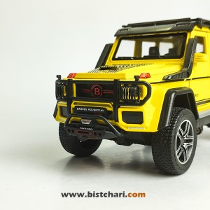 ماکت ماشین مرسدس بنز  Mercedes-Benz مدل (G-Class (Brabus Adventure رنگ زرد