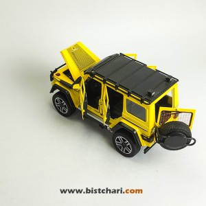ماکت ماشین مرسدس بنز  Mercedes-Benz مدل (G-Class (Brabus Adventure رنگ زرد