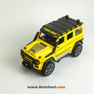 ماکت ماشین مرسدس بنز  Mercedes-Benz مدل (G-Class (Brabus Adventure رنگ زرد