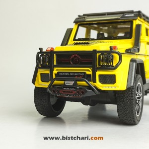 ماکت ماشین مرسدس بنز  Mercedes-Benz مدل (G-Class (Brabus Adventure رنگ زرد