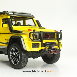 ماکت ماشین مرسدس بنز  Mercedes-Benz مدل (G-Class (Brabus Adventure رنگ زرد