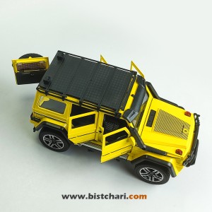 ماکت ماشین مرسدس بنز  Mercedes-Benz مدل (G-Class (Brabus Adventure رنگ زرد