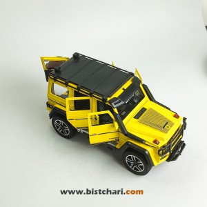 ماکت ماشین مرسدس بنز  Mercedes-Benz مدل (G-Class (Brabus Adventure رنگ زرد
