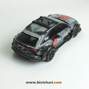 ماکت ماشین آئودی Audi مدل RS6 رنگ خاکستری
