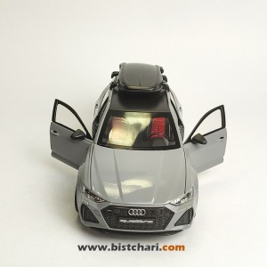 ماکت ماشین آئودی Audi مدل RS6 رنگ خاکستری