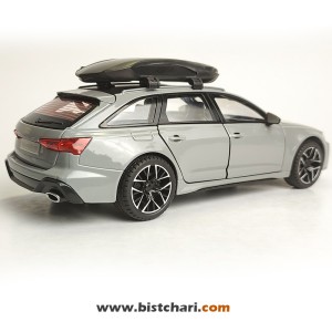 ماکت ماشین آئودی Audi مدل RS6 رنگ خاکستری