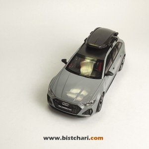 ماکت ماشین آئودی Audi مدل RS6 رنگ خاکستری