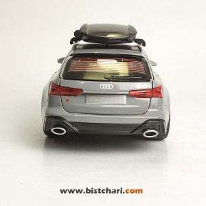 ماکت ماشین آئودی Audi مدل RS6 رنگ خاکستری
