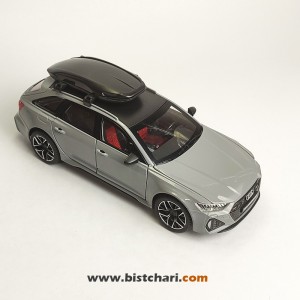 ماکت ماشین آئودی Audi مدل RS6 رنگ خاکستری