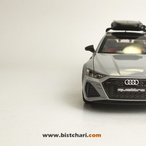 ماکت ماشین آئودی Audi مدل RS6 رنگ خاکستری