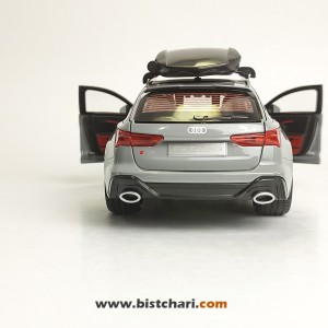 ماکت ماشین آئودی Audi مدل RS6 رنگ خاکستری