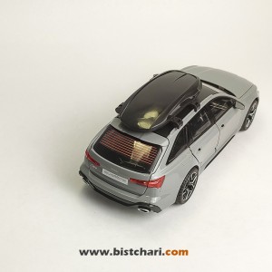 ماکت ماشین آئودی Audi مدل RS6 رنگ خاکستری