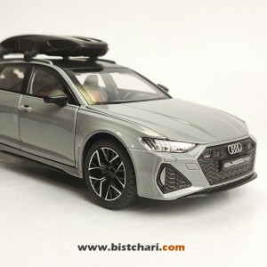 ماکت ماشین آئودی Audi مدل RS6 رنگ خاکستری