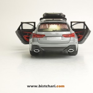 ماکت ماشین آئودی Audi مدل RS6 رنگ خاکستری