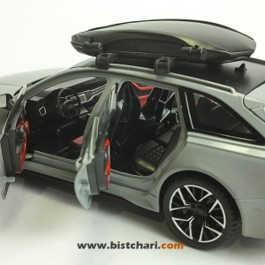 ماکت ماشین آئودی Audi مدل RS6 رنگ خاکستری
