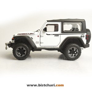 ماکت ماشین جیپ Jeep مدل Wrangler Rubicon رنگ سفید