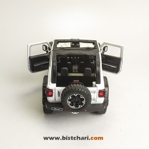 ماکت ماشین جیپ Jeep مدل Wrangler Rubicon رنگ سفید