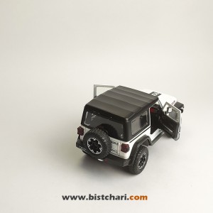 ماکت ماشین جیپ Jeep مدل Wrangler Rubicon رنگ سفید