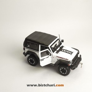 ماکت ماشین جیپ Jeep مدل Wrangler Rubicon رنگ سفید