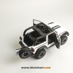 ماکت ماشین جیپ Jeep مدل Wrangler Rubicon رنگ سفید