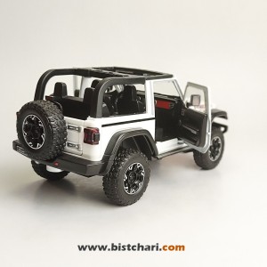 ماکت ماشین جیپ Jeep مدل Wrangler Rubicon رنگ سفید