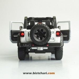 ماکت ماشین جیپ Jeep مدل Wrangler Rubicon رنگ سفید