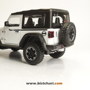 ماکت ماشین جیپ Jeep مدل Wrangler Rubicon رنگ سفید