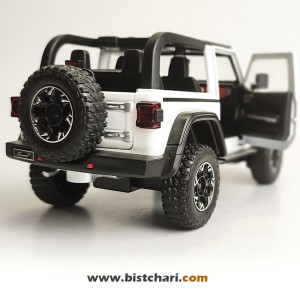 ماکت ماشین جیپ Jeep مدل Wrangler Rubicon رنگ سفید