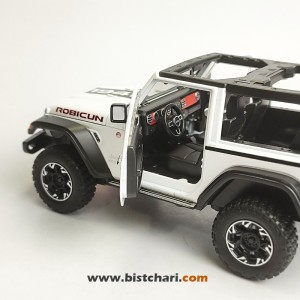 ماکت ماشین جیپ Jeep مدل Wrangler Rubicon رنگ سفید