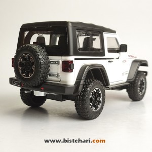 ماکت ماشین جیپ Jeep مدل Wrangler Rubicon رنگ سفید