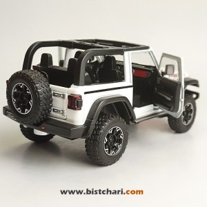 ماکت ماشین جیپ Jeep مدل Wrangler Rubicon رنگ سفید