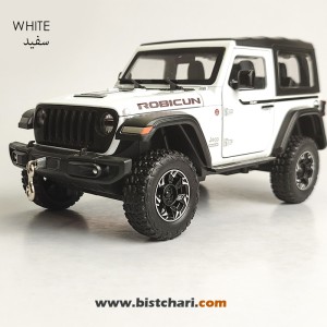 ماکت ماشین جیپ Jeep مدل Wrangler Rubicon رنگ سفید