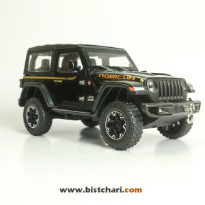 ماکت ماشین جیپ Jeep مدل Wrangler Rubicon رنگ مشکی