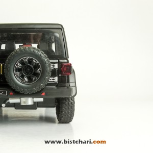 ماکت ماشین جیپ Jeep مدل Wrangler Rubicon رنگ مشکی