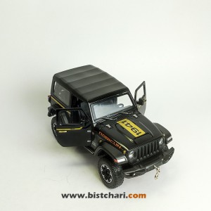 ماکت ماشین جیپ Jeep مدل Wrangler Rubicon رنگ مشکی
