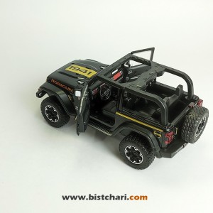 ماکت ماشین جیپ Jeep مدل Wrangler Rubicon رنگ مشکی
