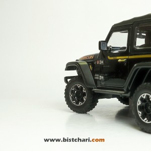 ماکت ماشین جیپ Jeep مدل Wrangler Rubicon رنگ مشکی