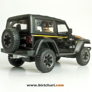 ماکت ماشین جیپ Jeep مدل Wrangler Rubicon رنگ مشکی