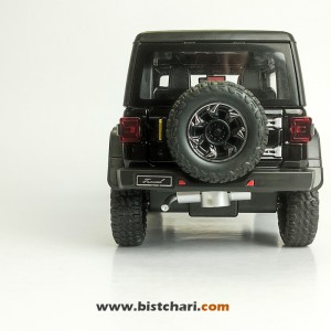 ماکت ماشین جیپ Jeep مدل Wrangler Rubicon رنگ مشکی