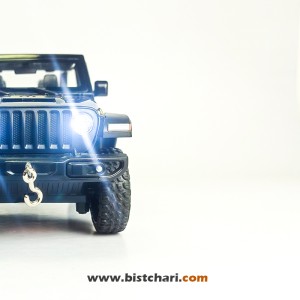 ماکت ماشین جیپ Jeep مدل Wrangler Rubicon رنگ مشکی