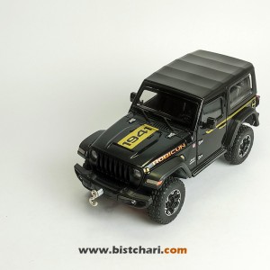ماکت ماشین جیپ Jeep مدل Wrangler Rubicon رنگ مشکی