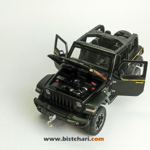 ماکت ماشین جیپ Jeep مدل Wrangler Rubicon رنگ مشکی