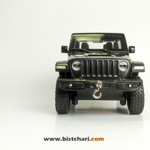 ماکت ماشین جیپ Jeep مدل Wrangler Rubicon رنگ مشکی