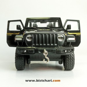ماکت ماشین جیپ Jeep مدل Wrangler Rubicon رنگ مشکی
