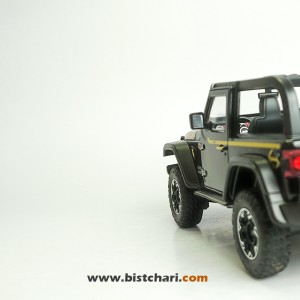 ماکت ماشین جیپ Jeep مدل Wrangler Rubicon رنگ مشکی