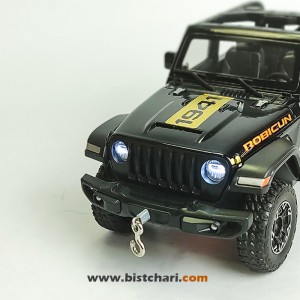 ماکت ماشین جیپ Jeep مدل Wrangler Rubicon رنگ مشکی